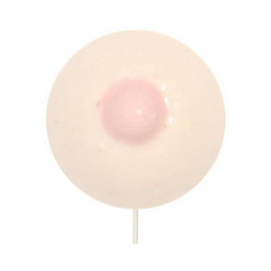 Large Single Boob with Stick Butterscotch Lollipop