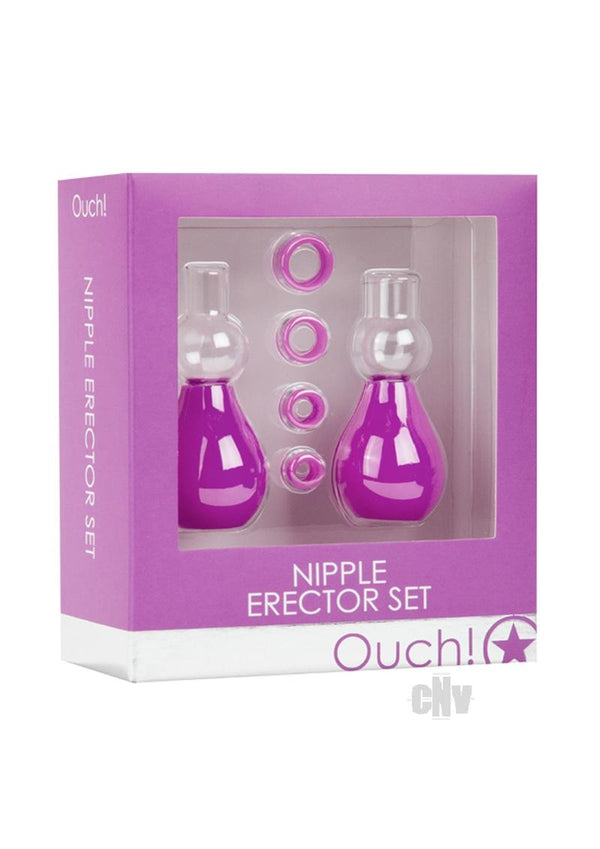 Ouch Nipple Erector Set - Purple