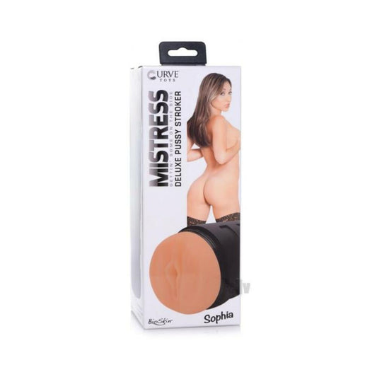 Curve Novelties Mistress Sophia Deluxe Pussy Stroker - Tan