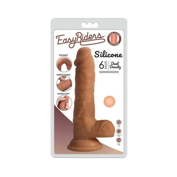 Easy Riders 6in Dual Den Sili Dong Ball