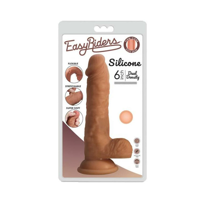 Easy Riders 6in Dual Den Sili Dong Ball