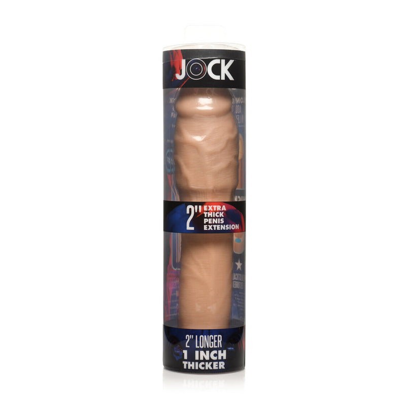 Jock Extra Thick 2&quot; Penis Extension Sleeve Light