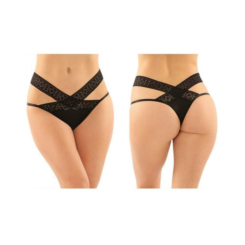 Daphne  Brazilian-Cut Panty S/M Blk
