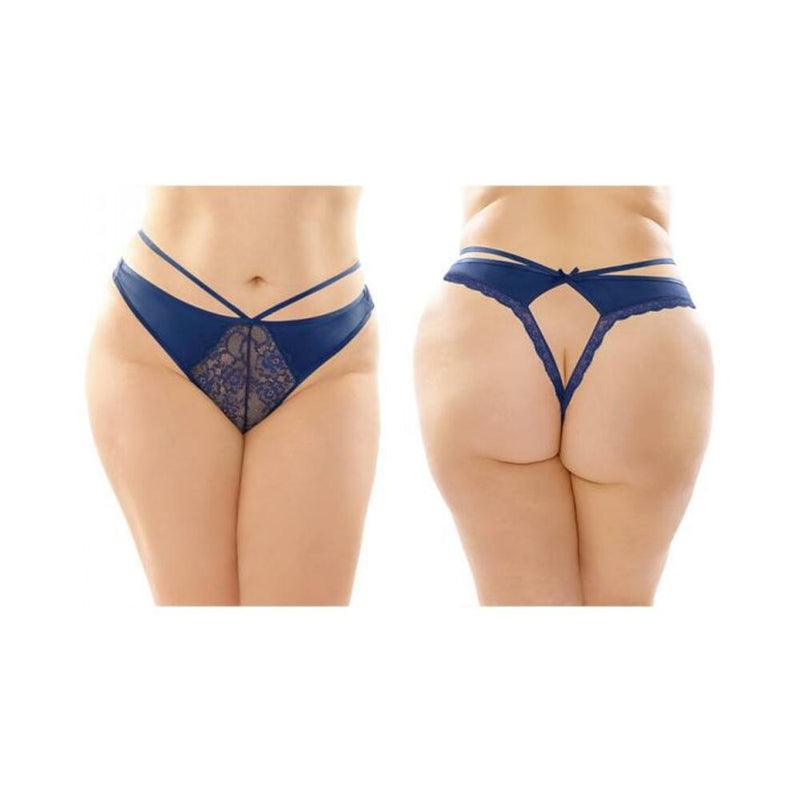 Kalina Strappy Thong Q/S Navy