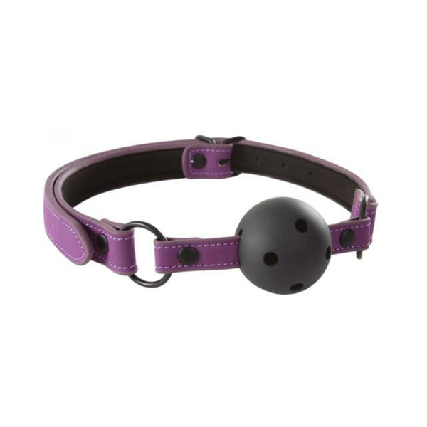 Lust Bondage Ball Gag Purple O/S
