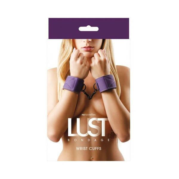 Lust Bondage Wrist Cuffs Purple