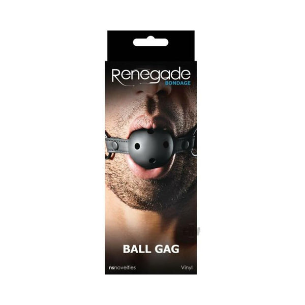 Renegade Bondage Ball Gag Black O/S
