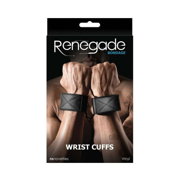 Renegade Bondage Wrist Cuff Black
