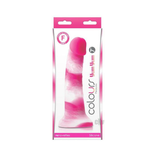 Colours Pleasures Yum Yum 7" Dildo - Pink