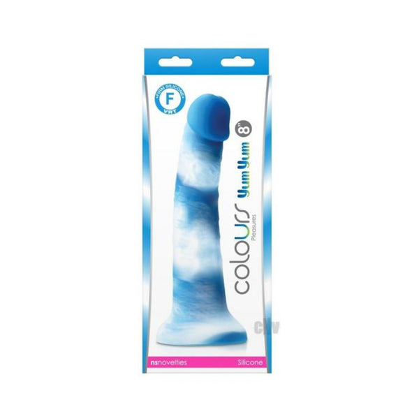 Colours Pleasures Yum Yum 8in Dildo Blue