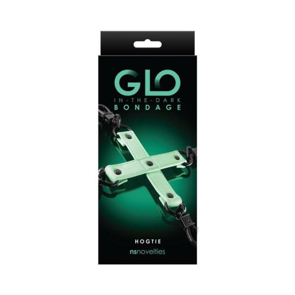 Glo Bondage Hog Tie Green