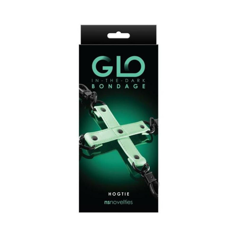 Glo Bondage Hog Tie Green