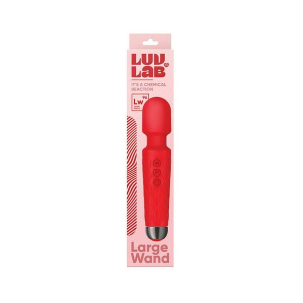 Luv Lab Lw96 Large Wand Silicone Red