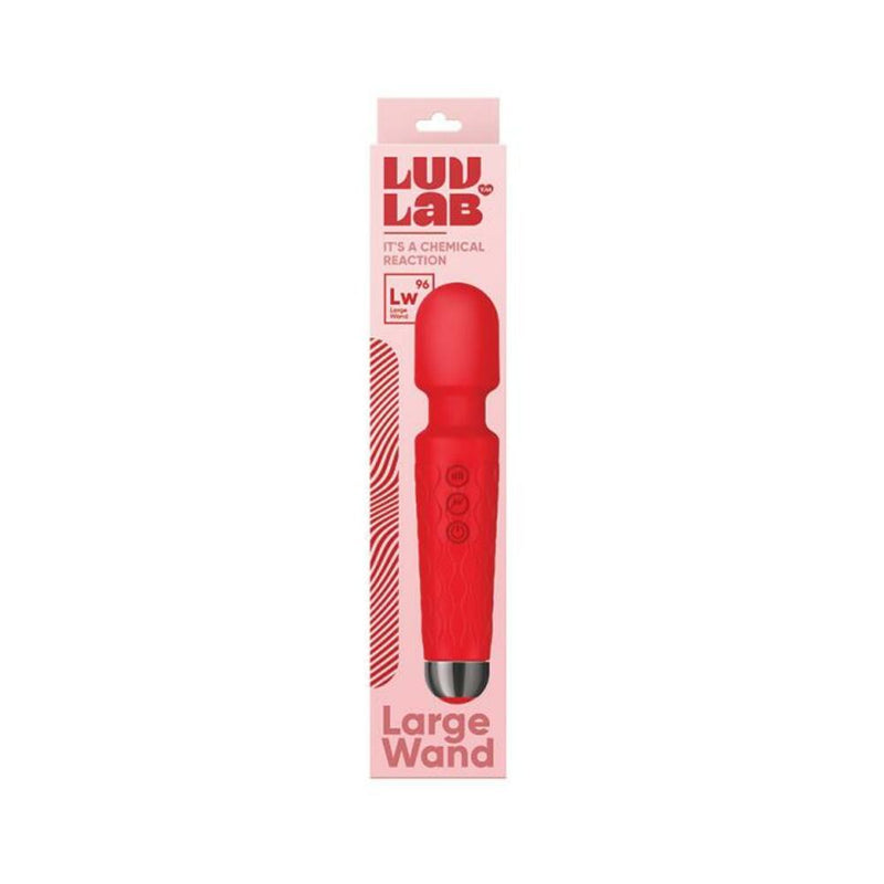 Luv Lab Lw96 Large Wand Silicone Red
