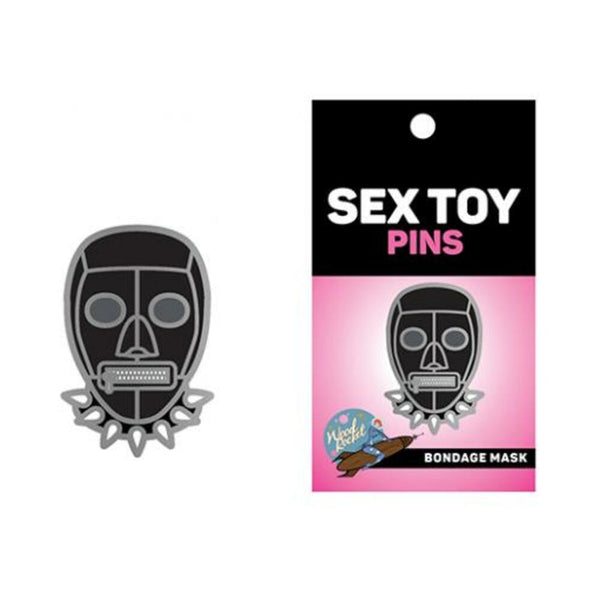 Sex Toy Pin Black Bondage Mask