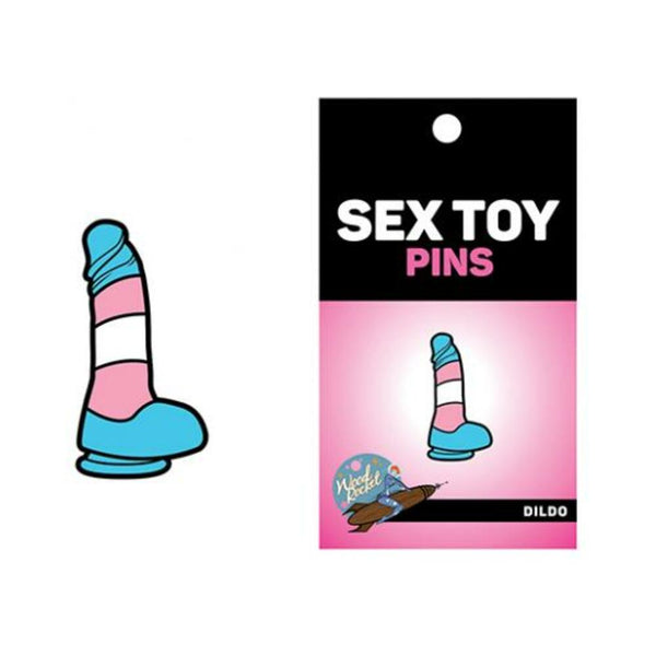 Sex Toy Pin Trans Flag Dildo