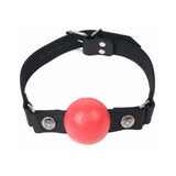 Nickel Free Silicone Ball Gag Large - Red