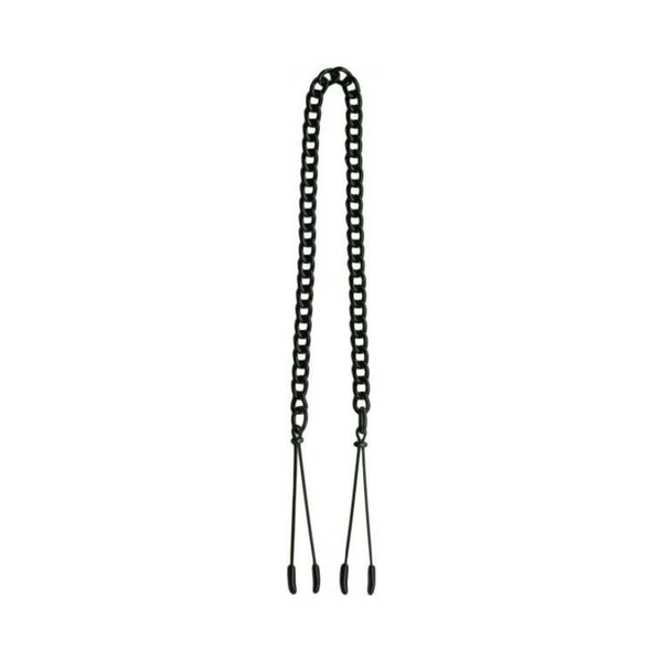 Black Tweezer Clamp W/Link Chain