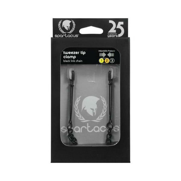 Black Tweezer Clamp W/Link Chain