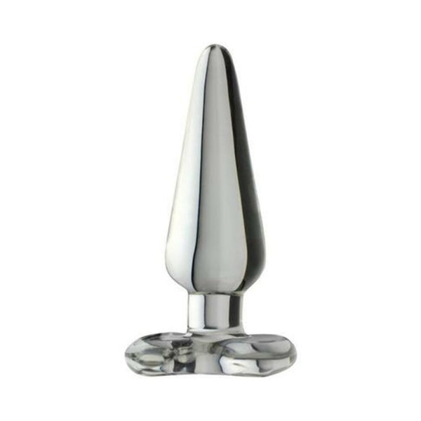 Spade Anal Plug Clear - Medium
