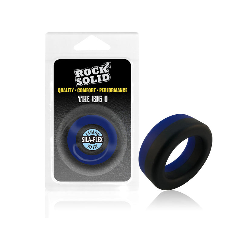 Rock Solid Big O Ring - Black/Blue