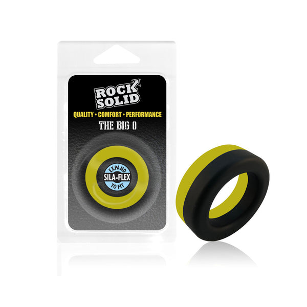 Rock Solid Big O Ring - Black/Yellow