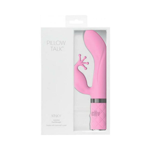Pillow Talk Kinky Clitoral W/ Swarovski Crystal Pink