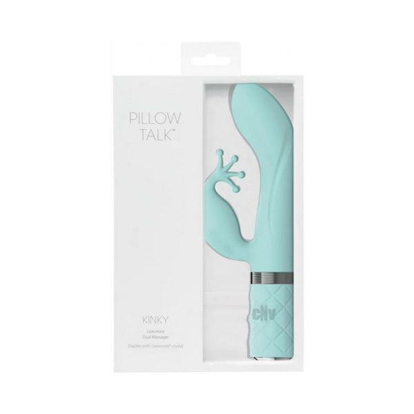 Pillow Talk Kinky Dual Massager Teal