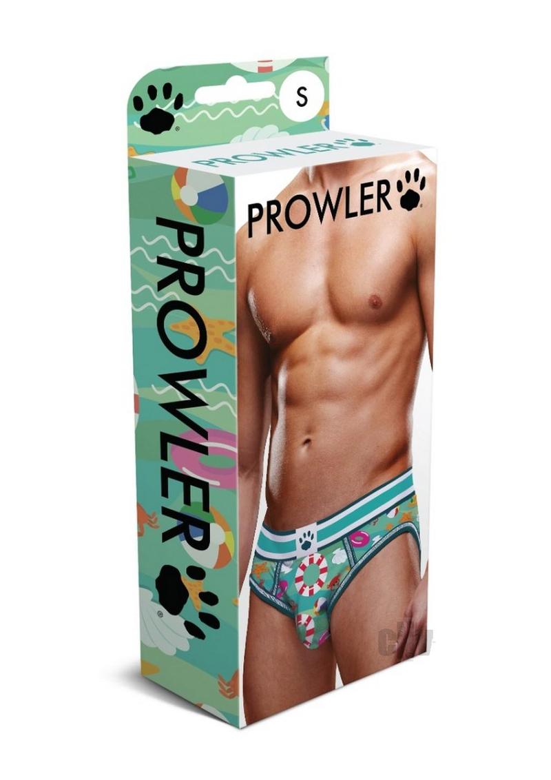 Prowler Beach Brief Lg Aqua Ss22
