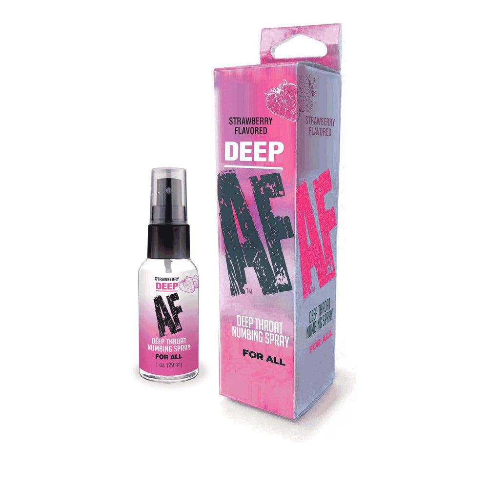 Deep Af Numbing Throat Spray Strawberry