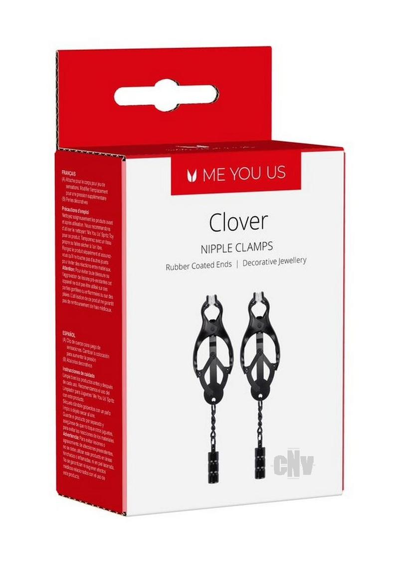 Myu Clover Nipple Clamps Black