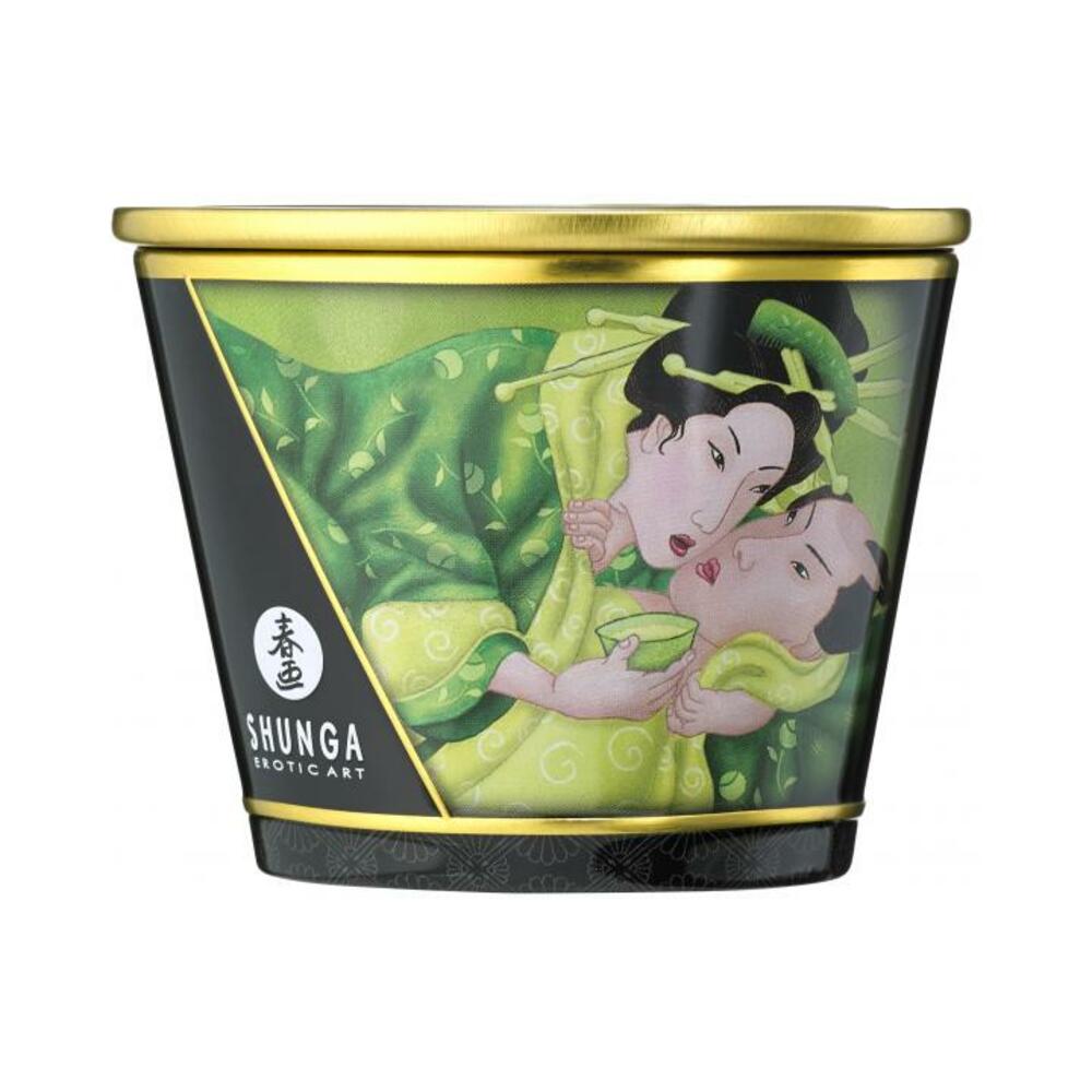Shunga Massage Candle Zenitude Exotic Green Tea 5.7oz