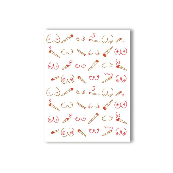 Doobies & Boobies Naughtykard