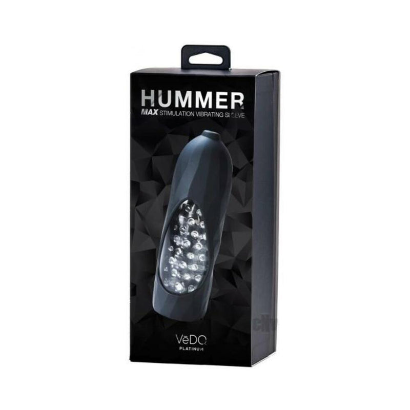 Vedo Hummer 2.0 Rechargeable Vibrating Sleeve Black Pearl