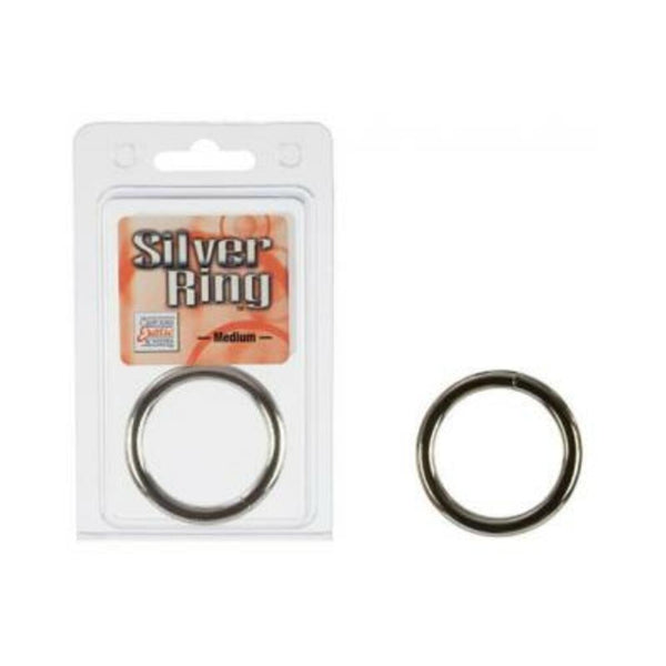 Silver Cock Ring - Medium