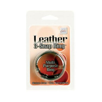 Black Leather Ring
