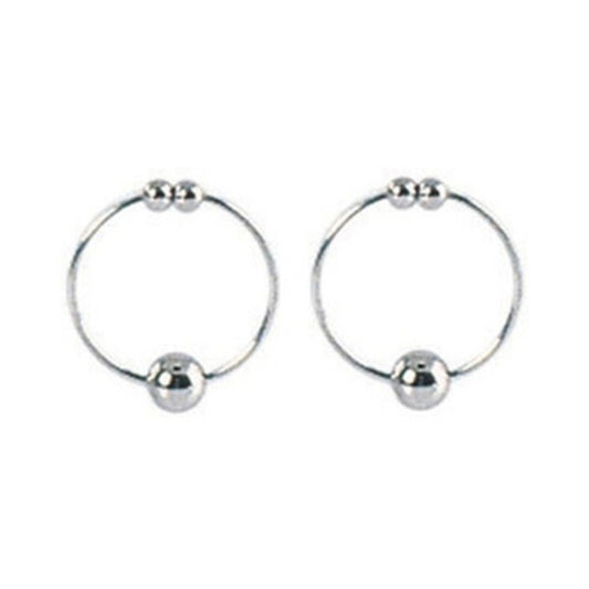 Nipple Play Non Piercing Nipple Rings Silver