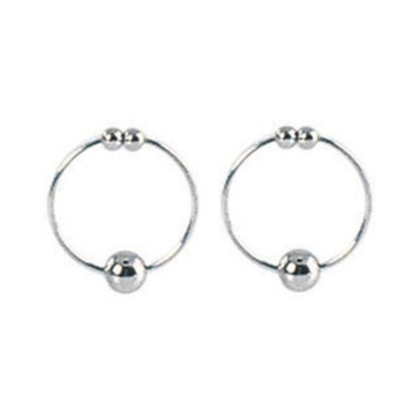 Nipple Play Non Piercing Nipple Rings Silver