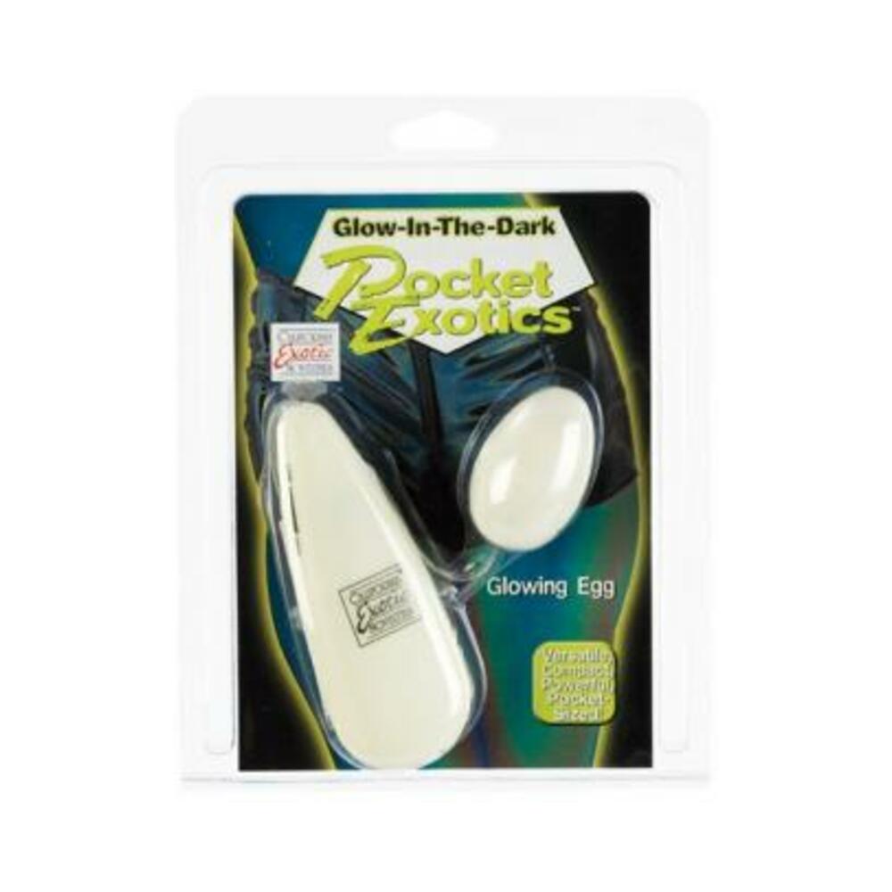 Glow in the dark vibrating egg