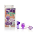 Vibrating Turbo Suction Tongue Stimulator Purple
