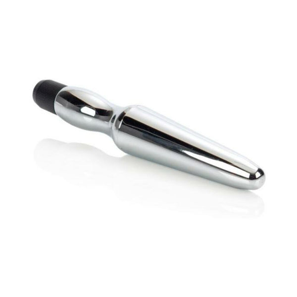 Vibrating Waterproof Anal Probe Silver