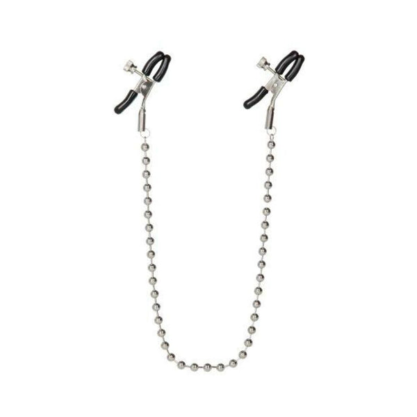 Nipple Clamps Silver Beaded Chain