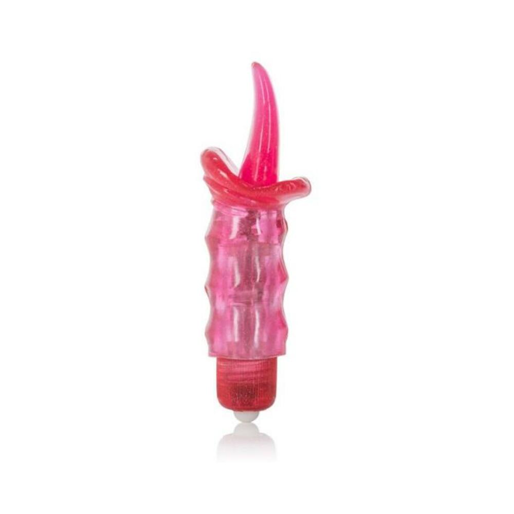 Waterproof Power Buddies Red Tongue Mini Vibrator