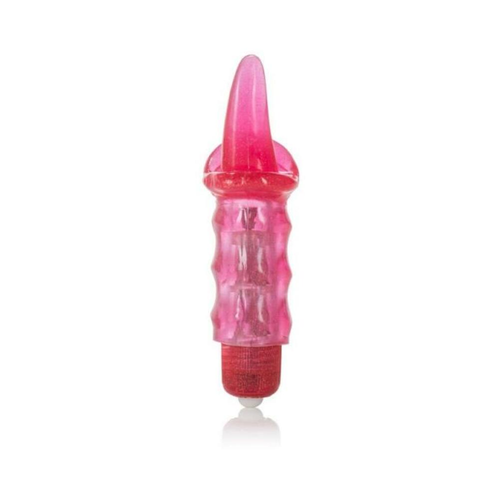 Waterproof Power Buddies Red Tongue Mini Vibrator