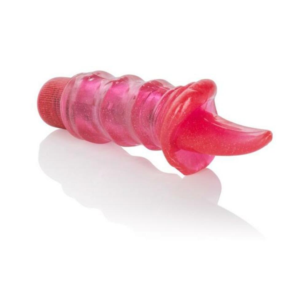 Waterproof Power Buddies Red Tongue Mini Vibrator