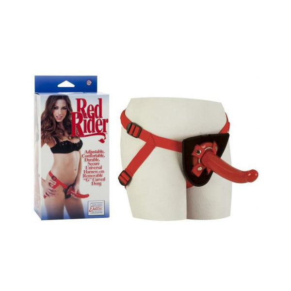 Red Rider Adjustable Strap On With 7 Inch Dong