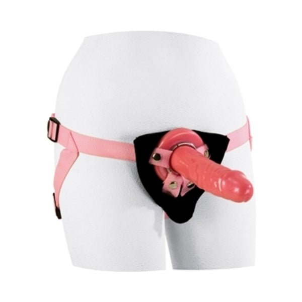 Pink Harness with 7.5 Inch Dong