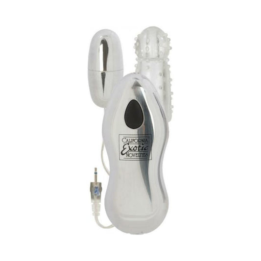 Sterling Collection Combo Pack 3 Standard Silver Plug In Bullet with Sleeve 2 Speed Push Button Cont