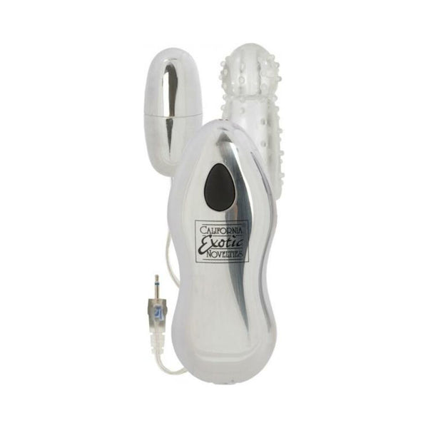 Sterling Collection Combo Pack 3 Standard Silver Plug In Bullet with Sleeve 2 Speed Push Button Cont