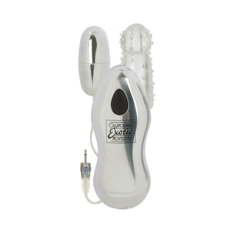 Sterling Collection Combo Pack 3 Standard Silver Plug In Bullet with Sleeve 2 Speed Push Button Cont